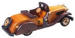 Antique wooden car model CA-12-1242A