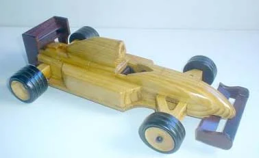 Antique wooden car model CA-12-1251