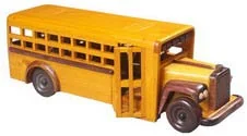 Antique wooden car model CA-12-1258