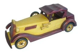 Antique wooden car model CA-15-1115