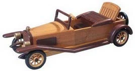 Antique wooden car model CA-15-1204