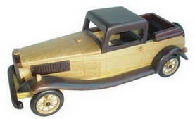 Antique wooden car model CA-15-1219