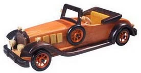 Antique wooden car model CA-15-1221A