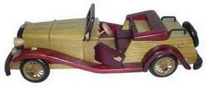 Antique wooden car model CA-20-1205