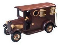 Antique wooden car model CO-10-2103