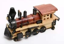 Antique wooden car model LO-12-4101A