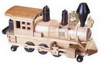Antique wooden car model LO-12-4113A