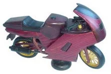 Antique wooden car model MO-12-5107A