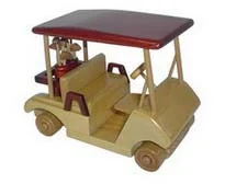 Antique wooden car model SP-06-7103