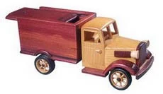 Antique wooden car model TR-12-8108